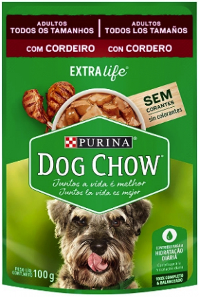 Alimento Húmedo en Sobre para Perros Dog Chow Picnic de Cordero Trozos Jugosos Alimento Húmedo en Sobre para Perros Dog Chow Picnic de Cordero Trozos Jugosos